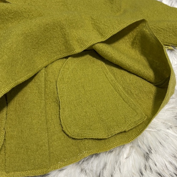 NWOT Kenar Wool Moss Green Cropped Jacket S - Picture 9 of 15